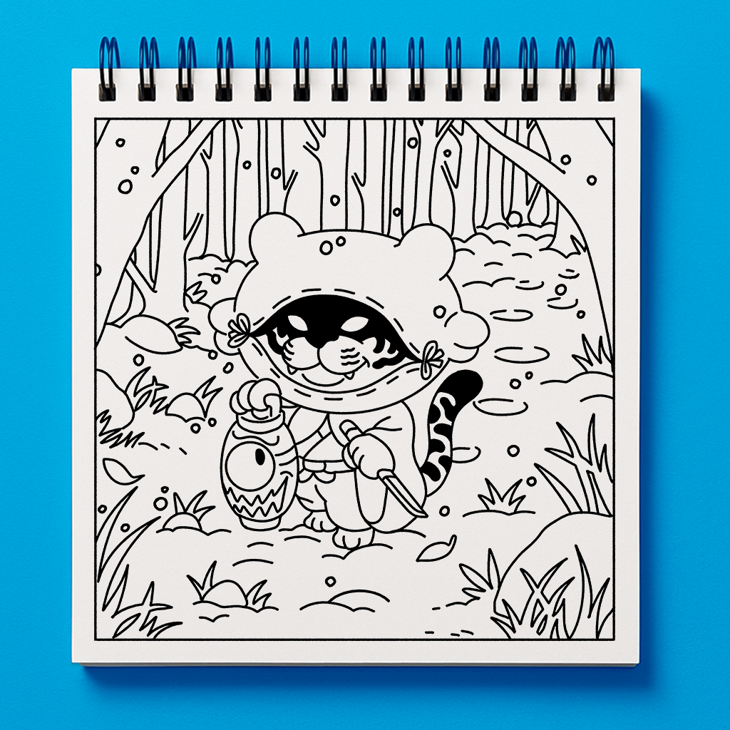 Carnet de coloriage Vol.1